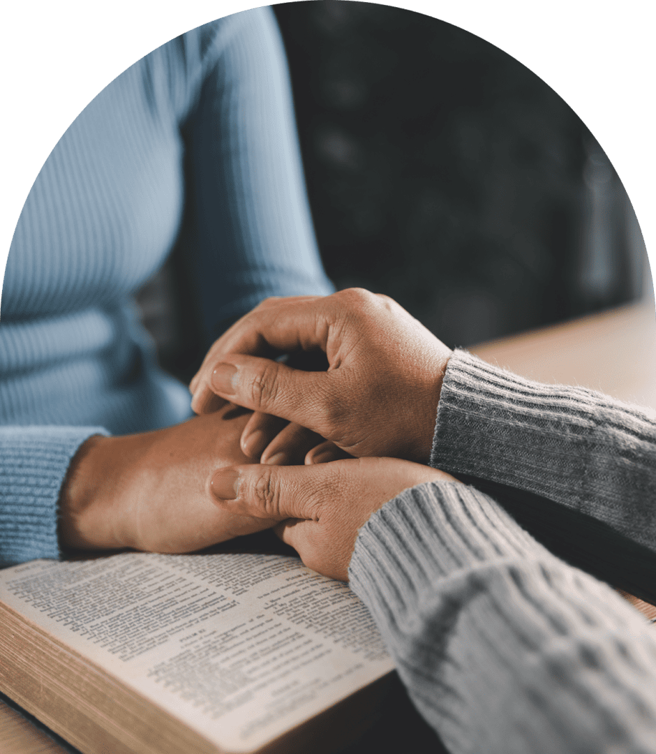 Comforting touch while reading together